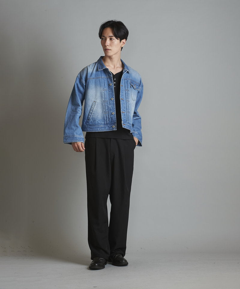 USED ​​BIG denim blouson