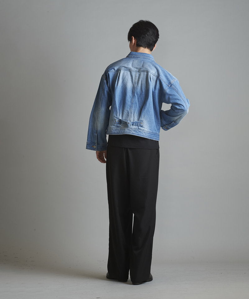 USED ​​BIG denim blouson