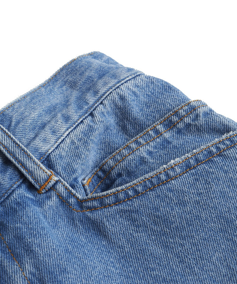 USED ​​high waist denim wide pants