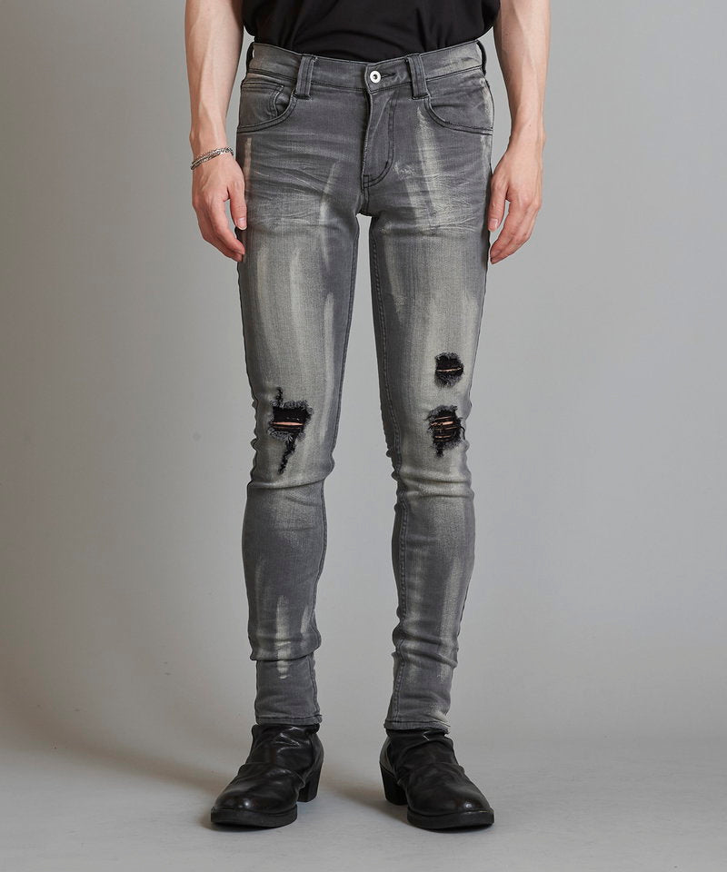 Ultimate Stretch Denim Damaged Skinny PT