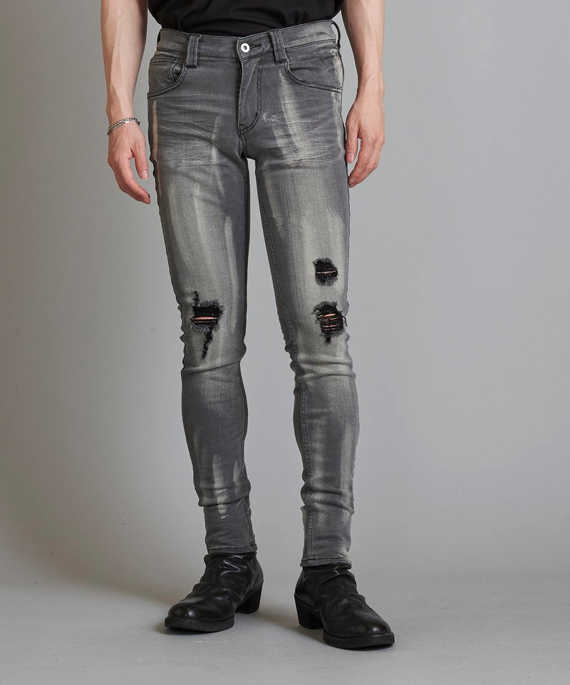 Ultimate Stretch Denim Damaged Skinny PT