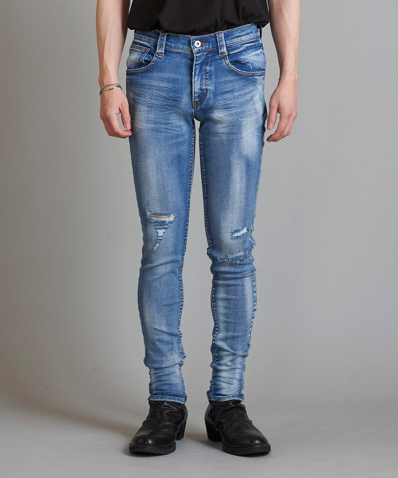 Ultimate Stretch Denim Damaged Skinny PT