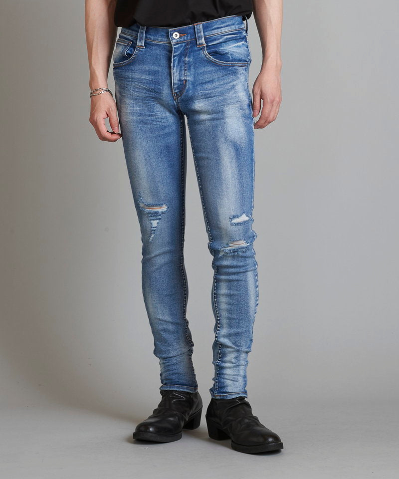 Ultimate Stretch Denim Damaged Skinny PT