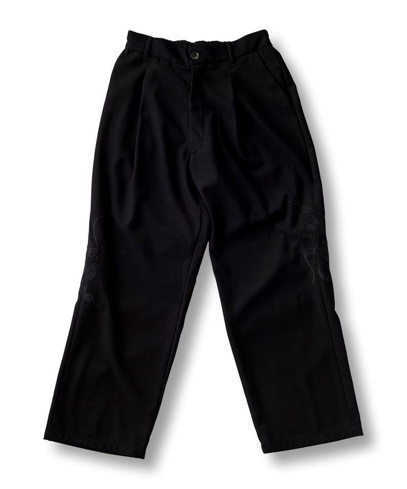 Easy Wide Souvenir Trousers