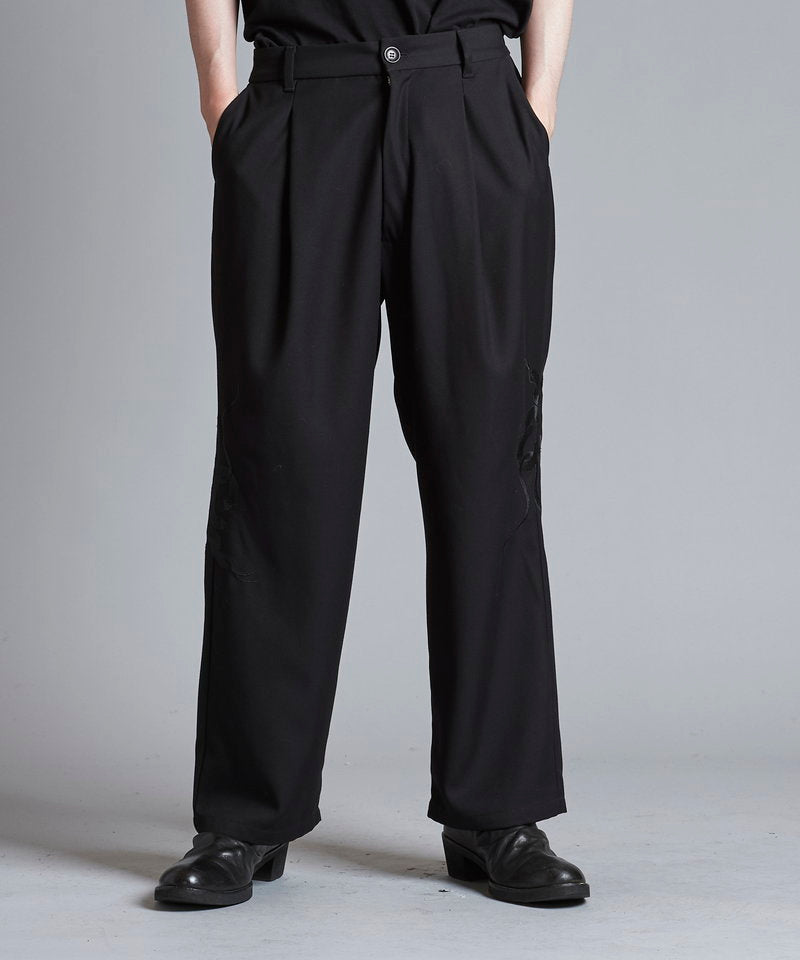 Easy Wide Souvenir Trousers