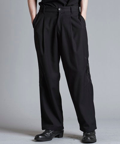 Easy Wide Souvenir Trousers