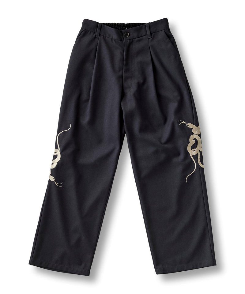 Easy Wide Souvenir Trousers