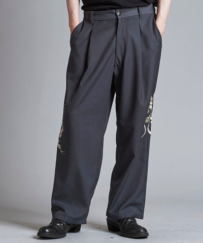 Easy Wide Souvenir Trousers