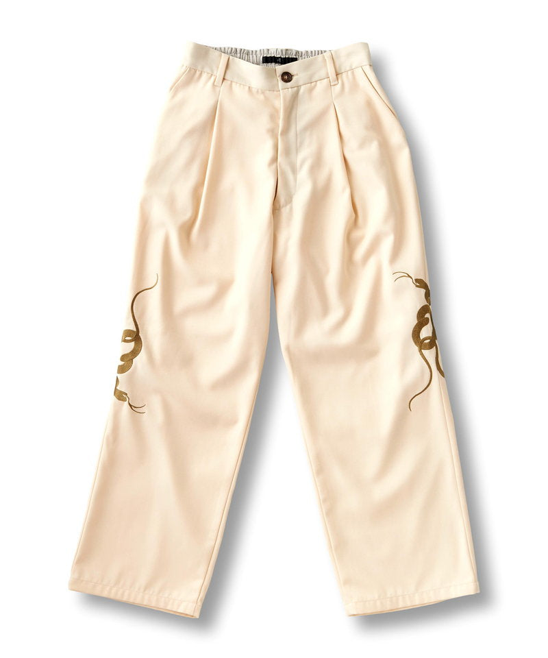 Easy Wide Souvenir Trousers