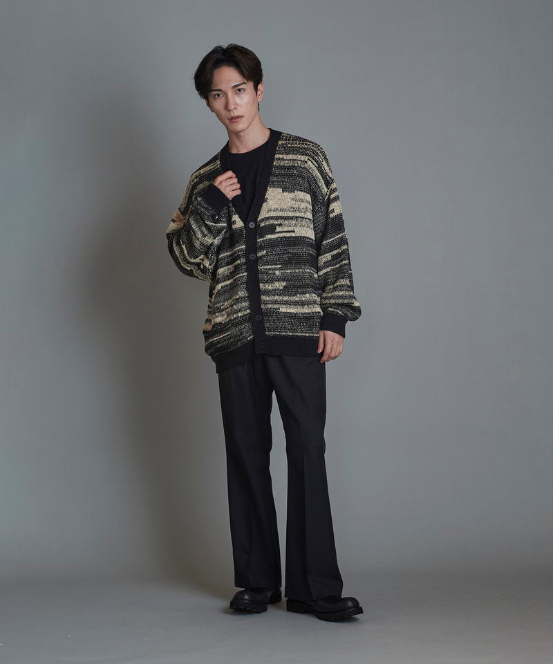 Cotton knit reversible V/N-CD