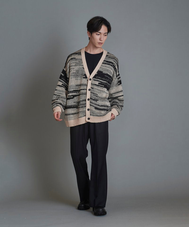 Cotton knit reversible V/N-CD