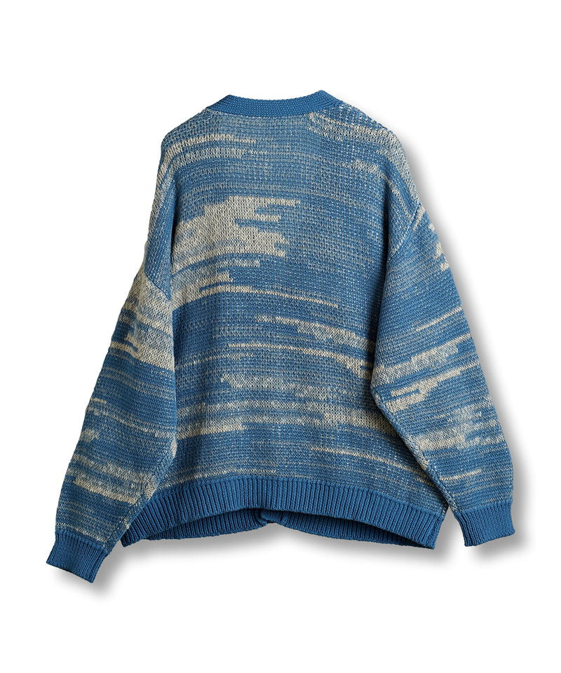 Cotton knit reversible V/N-CD