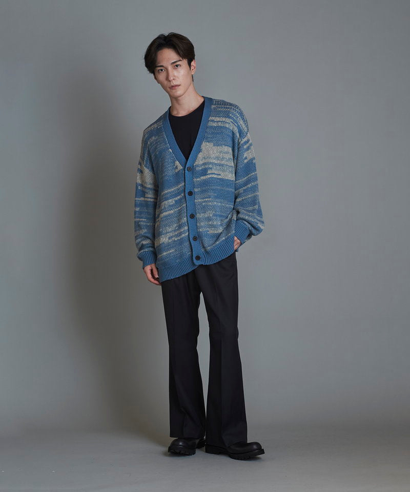 Cotton knit reversible V/N-CD