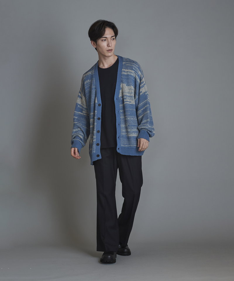 Cotton knit reversible V/N-CD