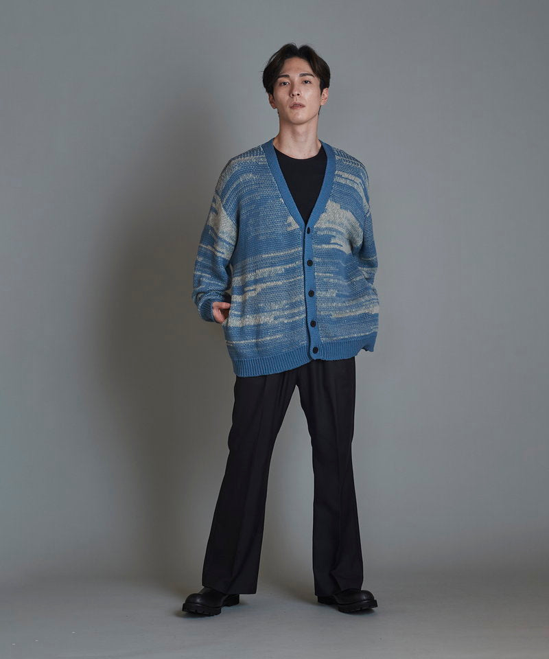 Cotton knit reversible V/N-CD