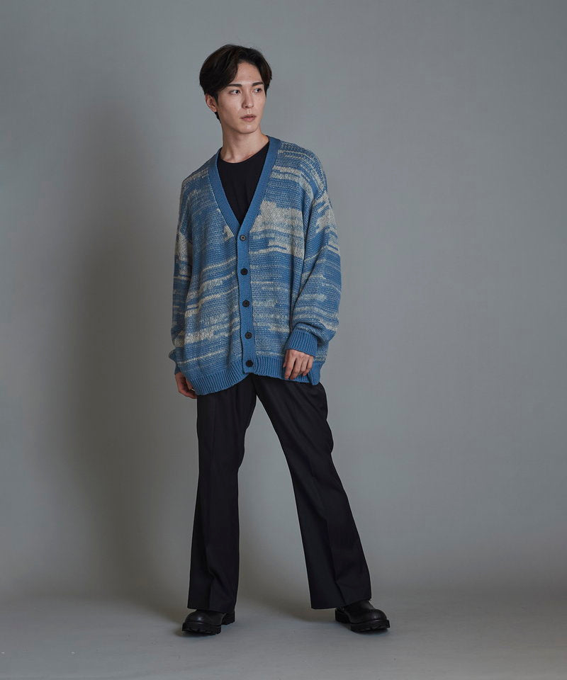 Cotton knit reversible V/N-CD