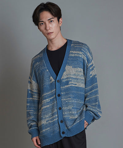 Cotton knit reversible V/N-CD