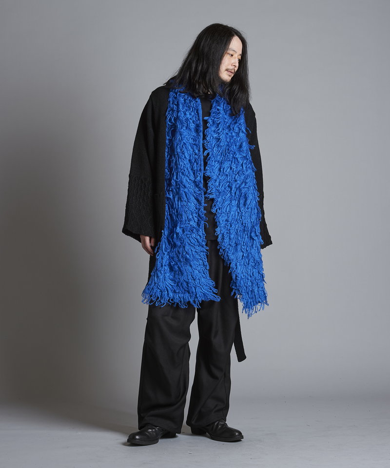 Loop yarn knit gown