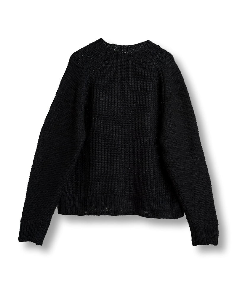 Low Gauge Slub Knit C/N-PO