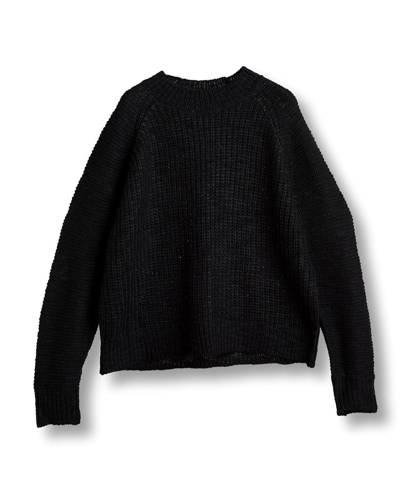 Low Gauge Slub Knit C/N-PO