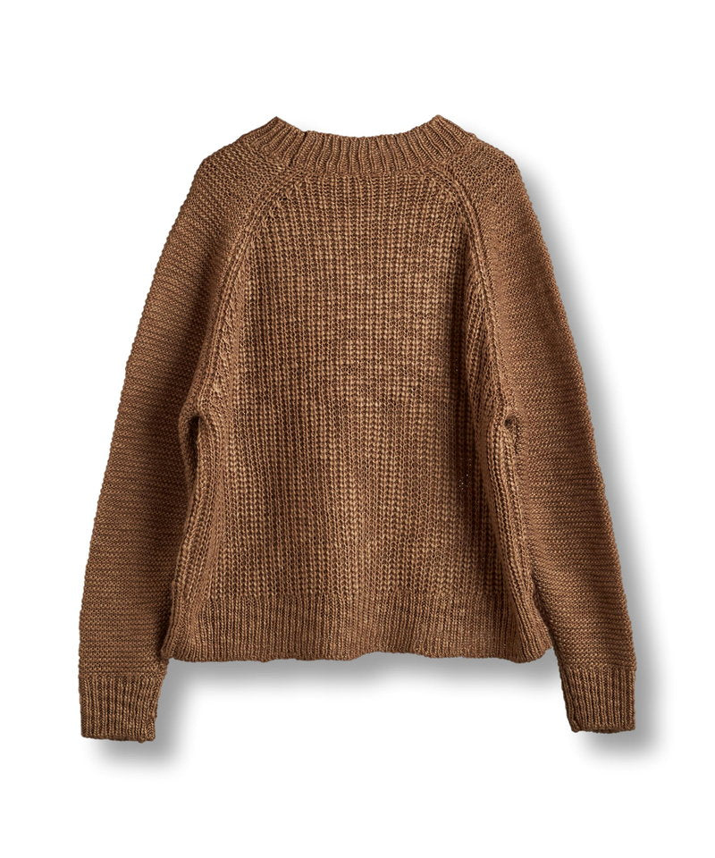 Low Gauge Slub Knit C/N-PO