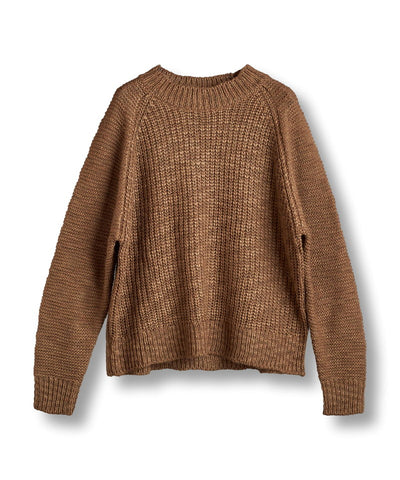 Low Gauge Slub Knit C/N-PO