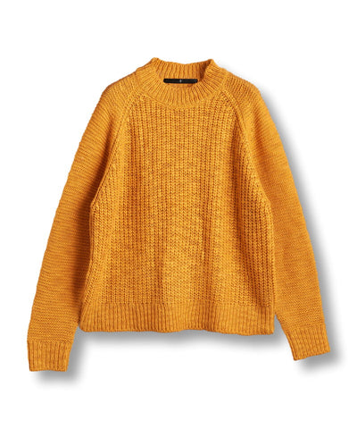 Low Gauge Slub Knit C/N-PO