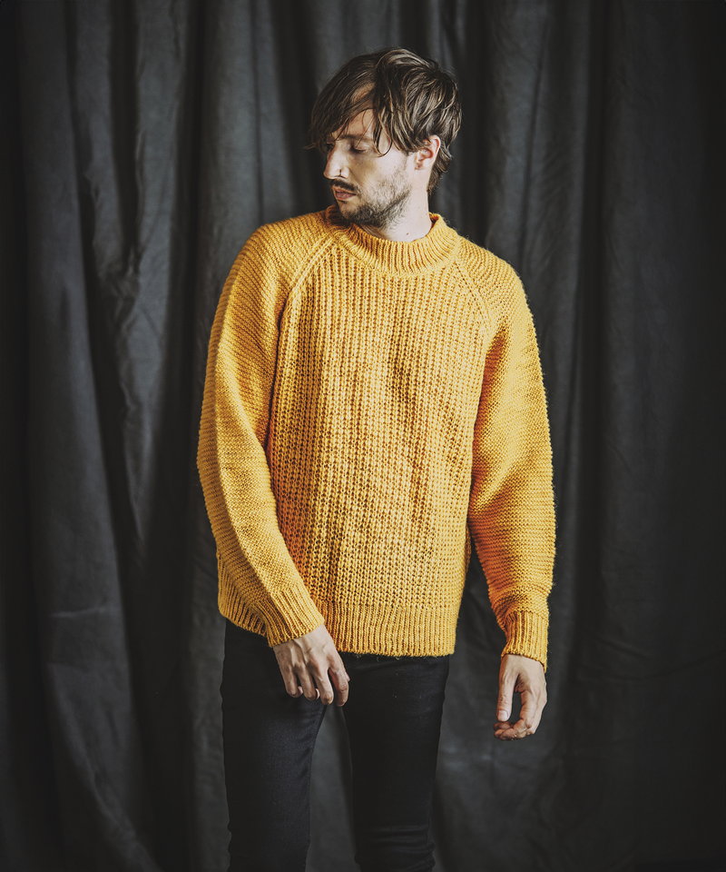 Low Gauge Slub Knit C/N-PO