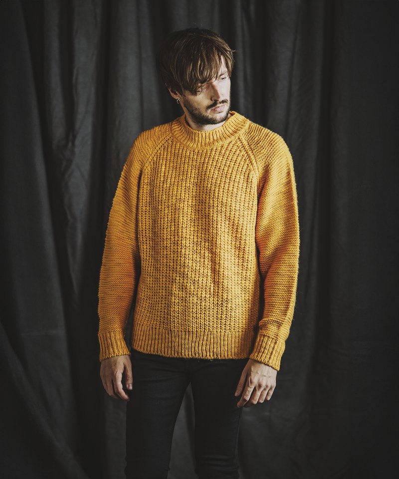 Low Gauge Slub Knit C/N-PO