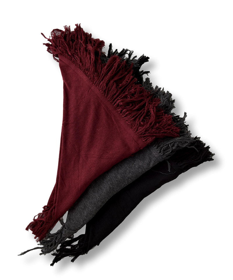 Fringe knit stole