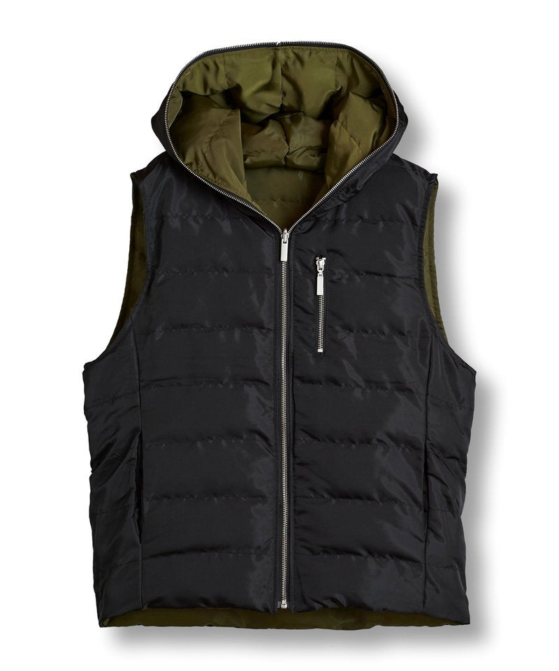 Reversible padded vest