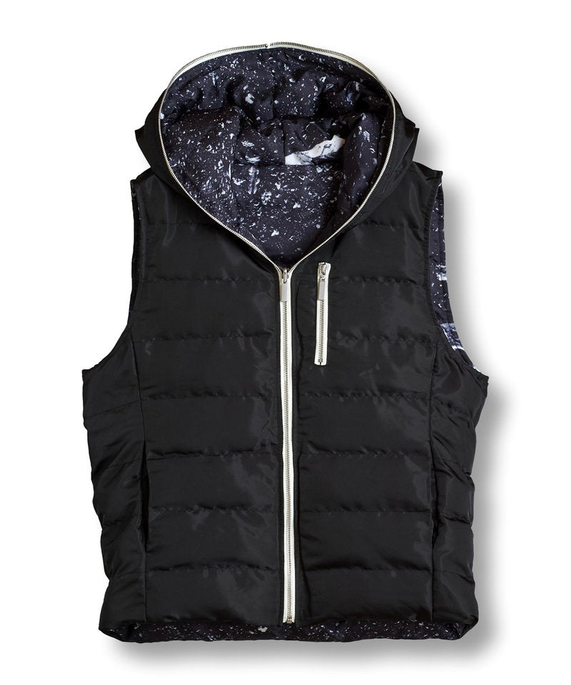 Reversible padded vest