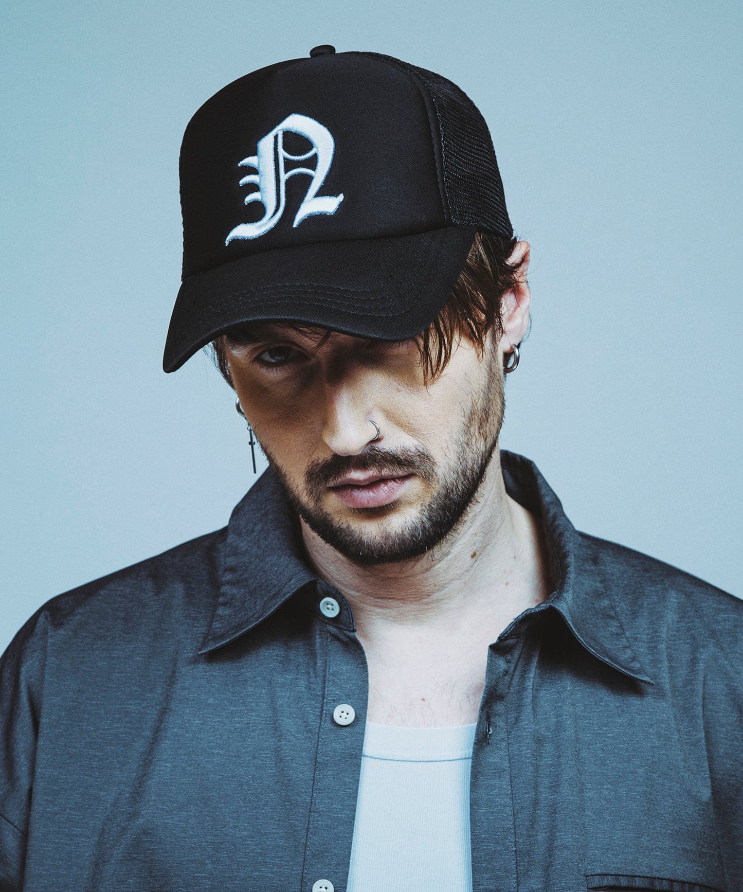イニシャルエンブロイダリーCAP