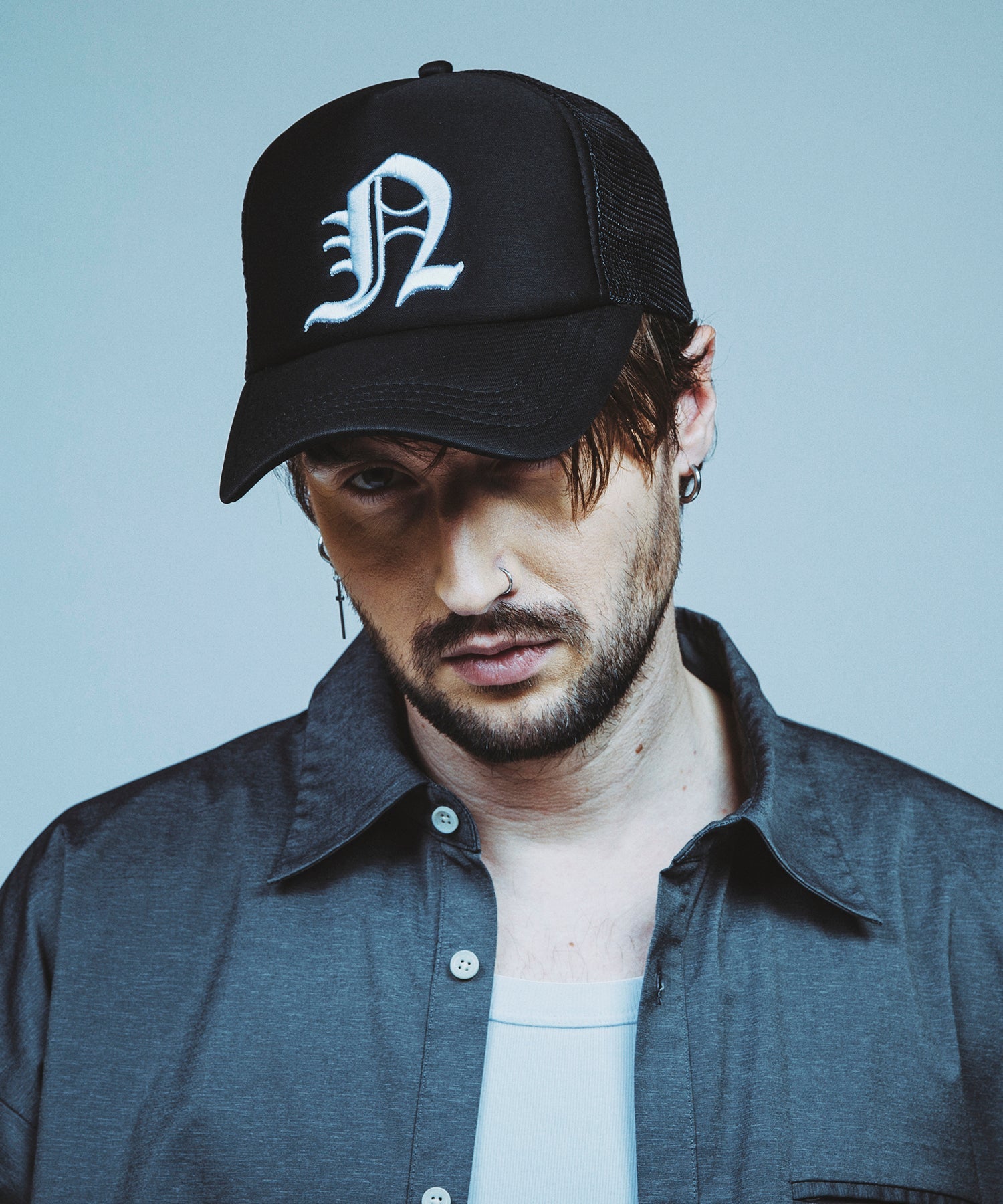 イニシャルエンブロイダリーCAP