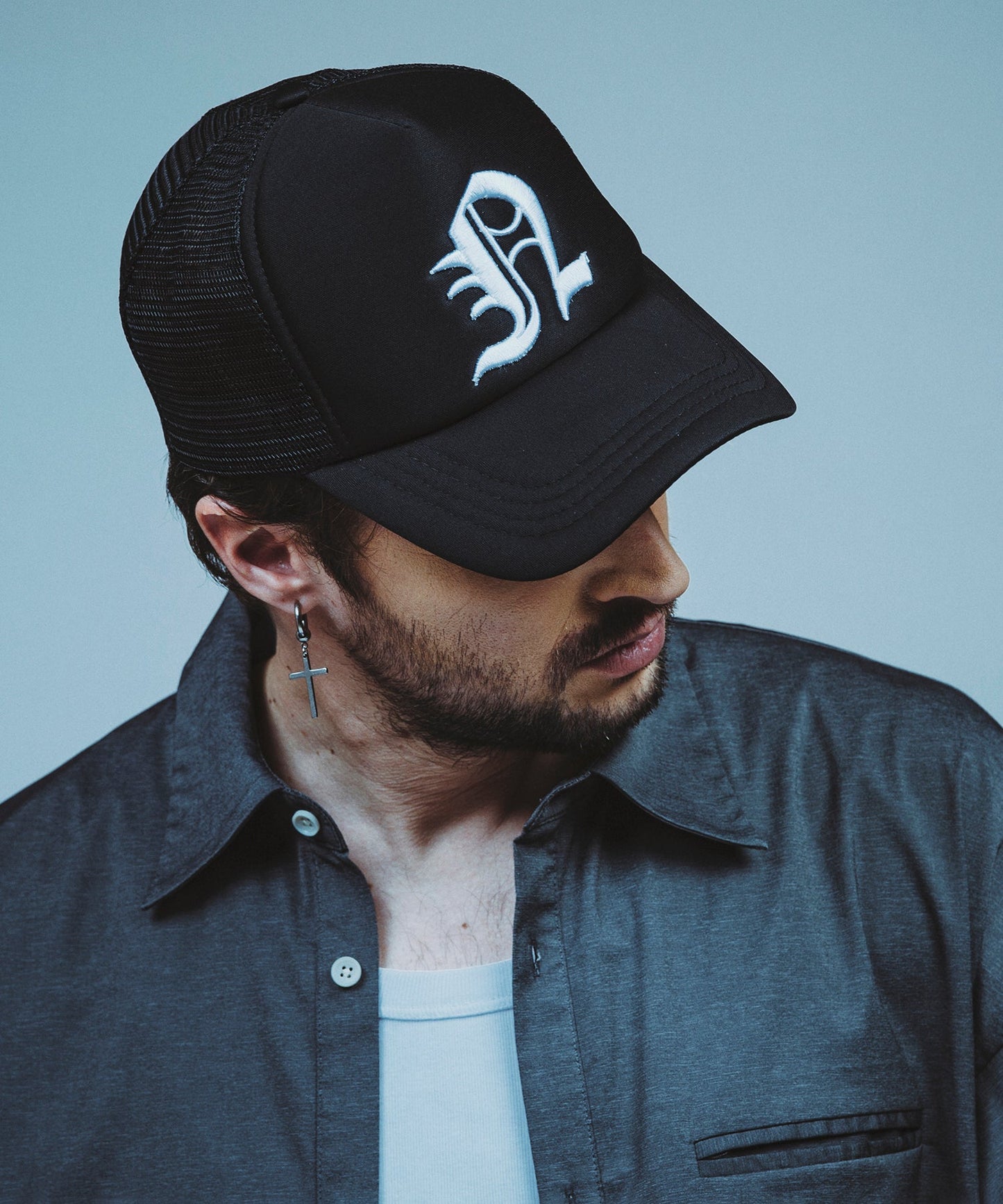 イニシャルエンブロイダリーCAP