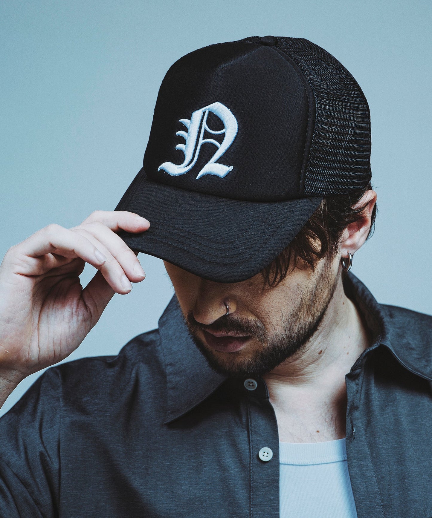 イニシャルエンブロイダリーCAP