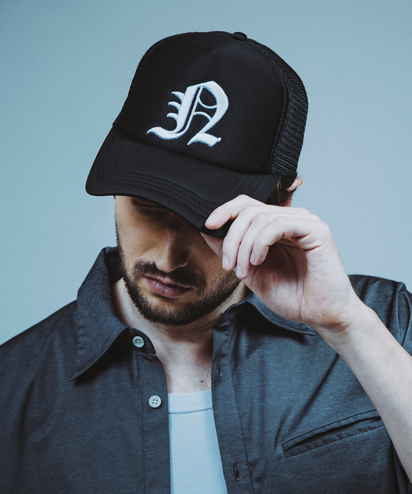イニシャルエンブロイダリーCAP