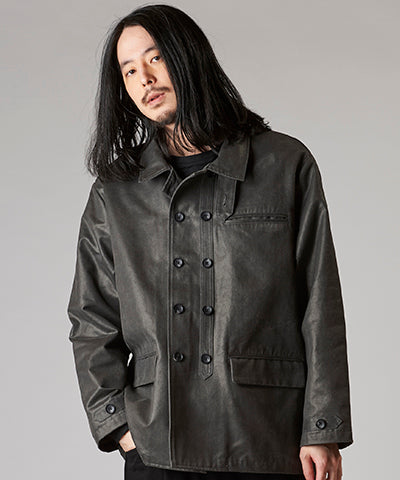 ジャケット・アウター \"NO ID\" Long Leather Coat NO ID. COAT