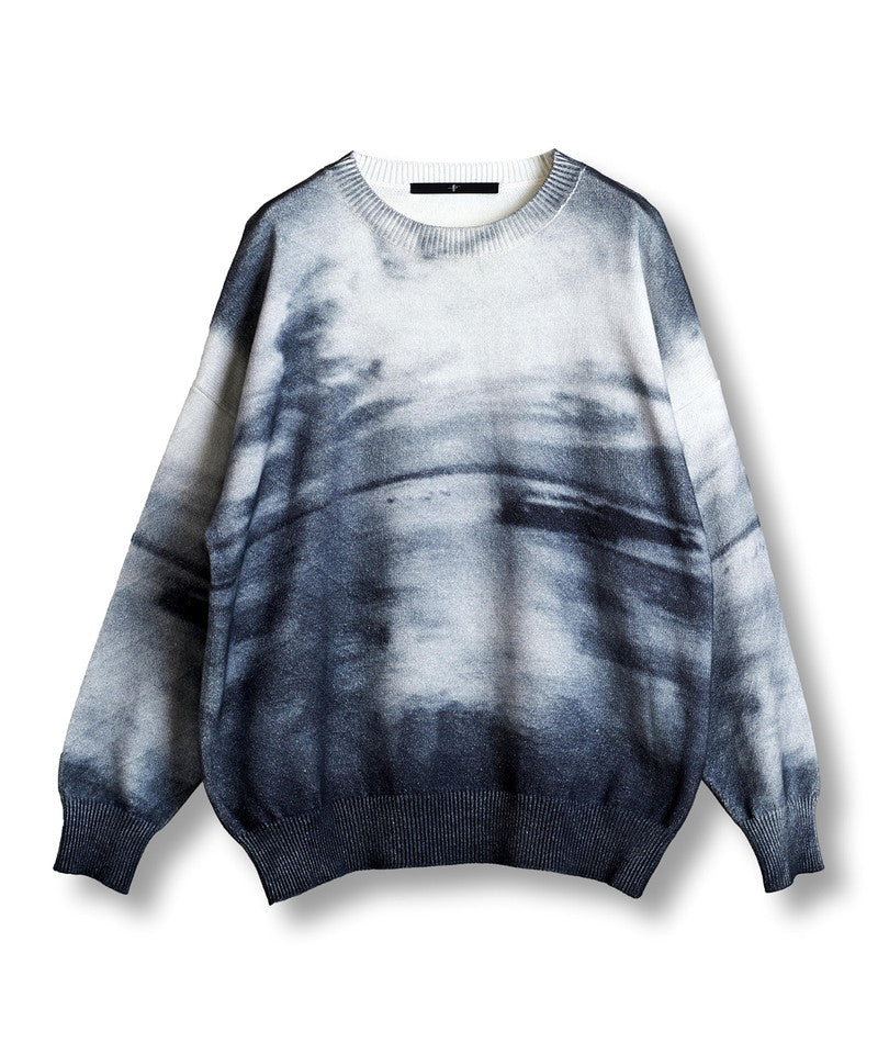 Sunrise Print Knit BIG-PO