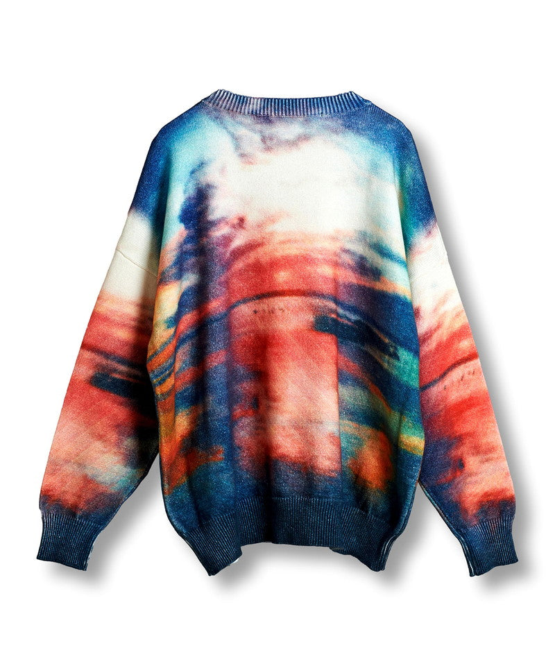 Sunrise Print Knit BIG-PO