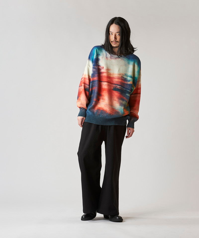 Sunrise Print Knit BIG-PO