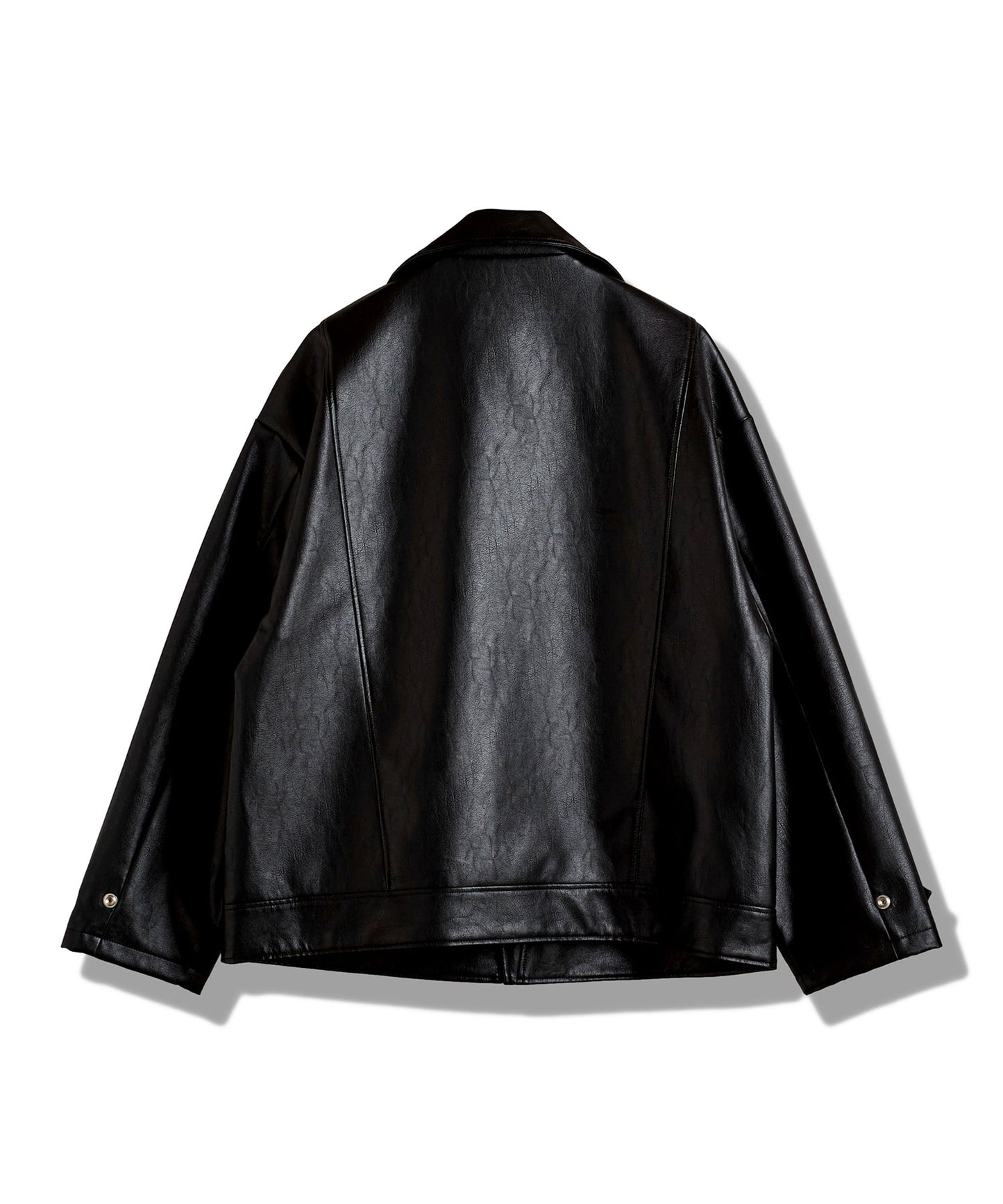 シンセティックレザーBIGライダースJKT