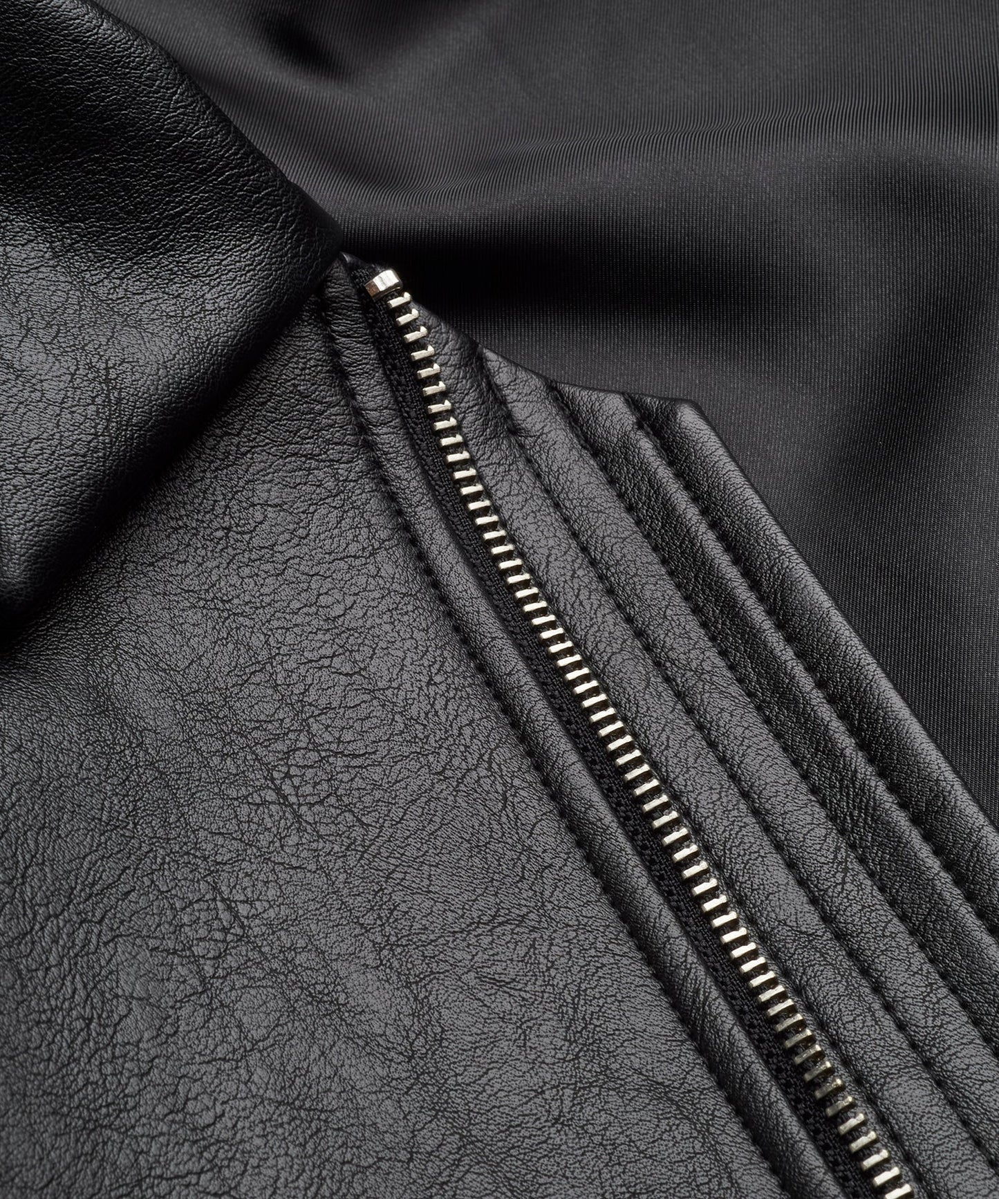 シンセティックレザーZIP BIG-BLZ