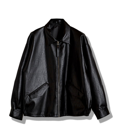 シンセティックレザーZIP BIG-BLZ