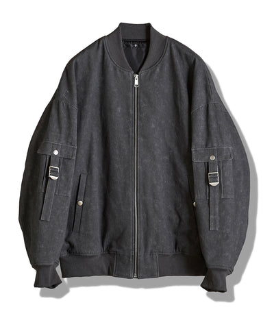 アンイーブンプリントBIG MA-1BLZ