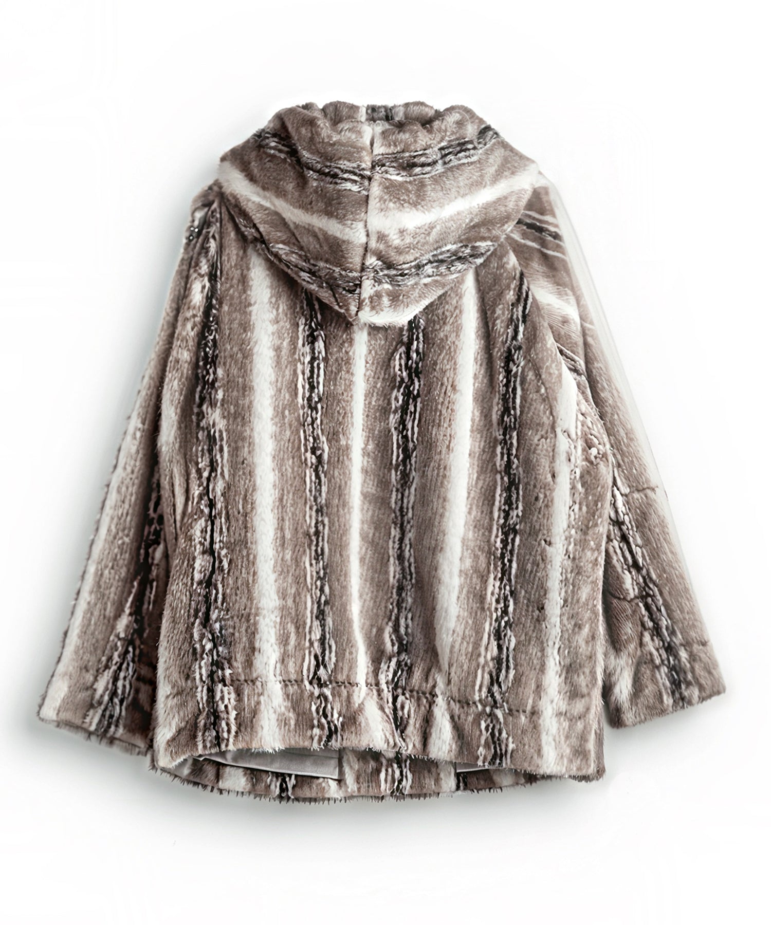 フェイクファーBIGフーデッドBLZ