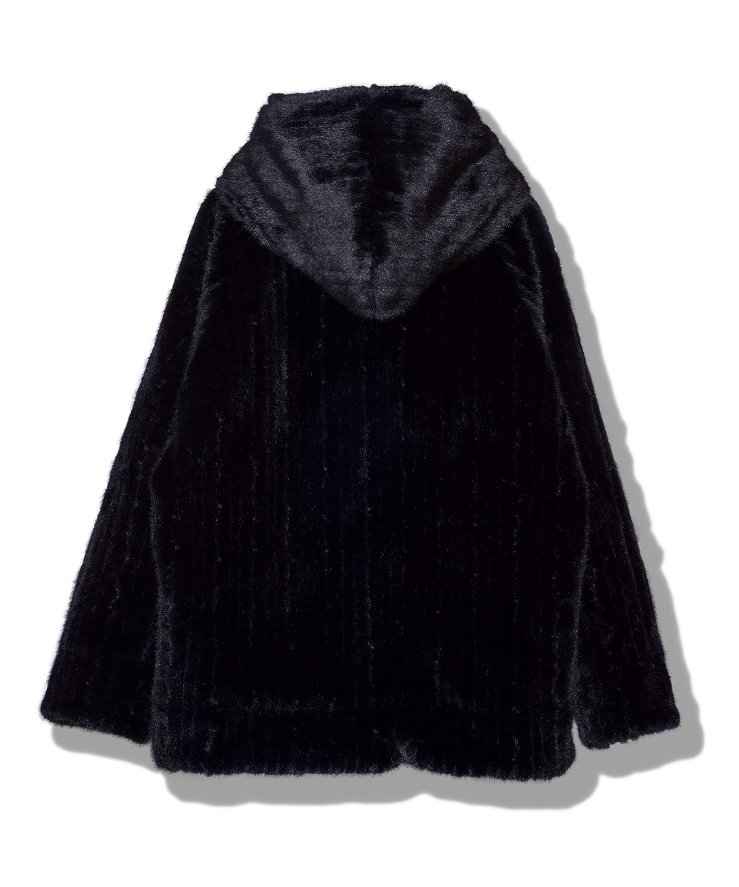 フェイクファーBIGフーデッドBLZ