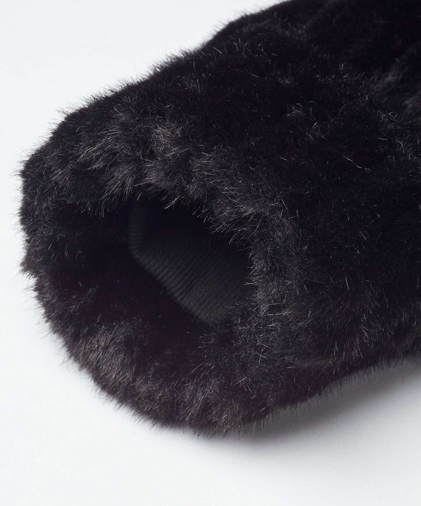 フェイクファーBIGフーデッドBLZ