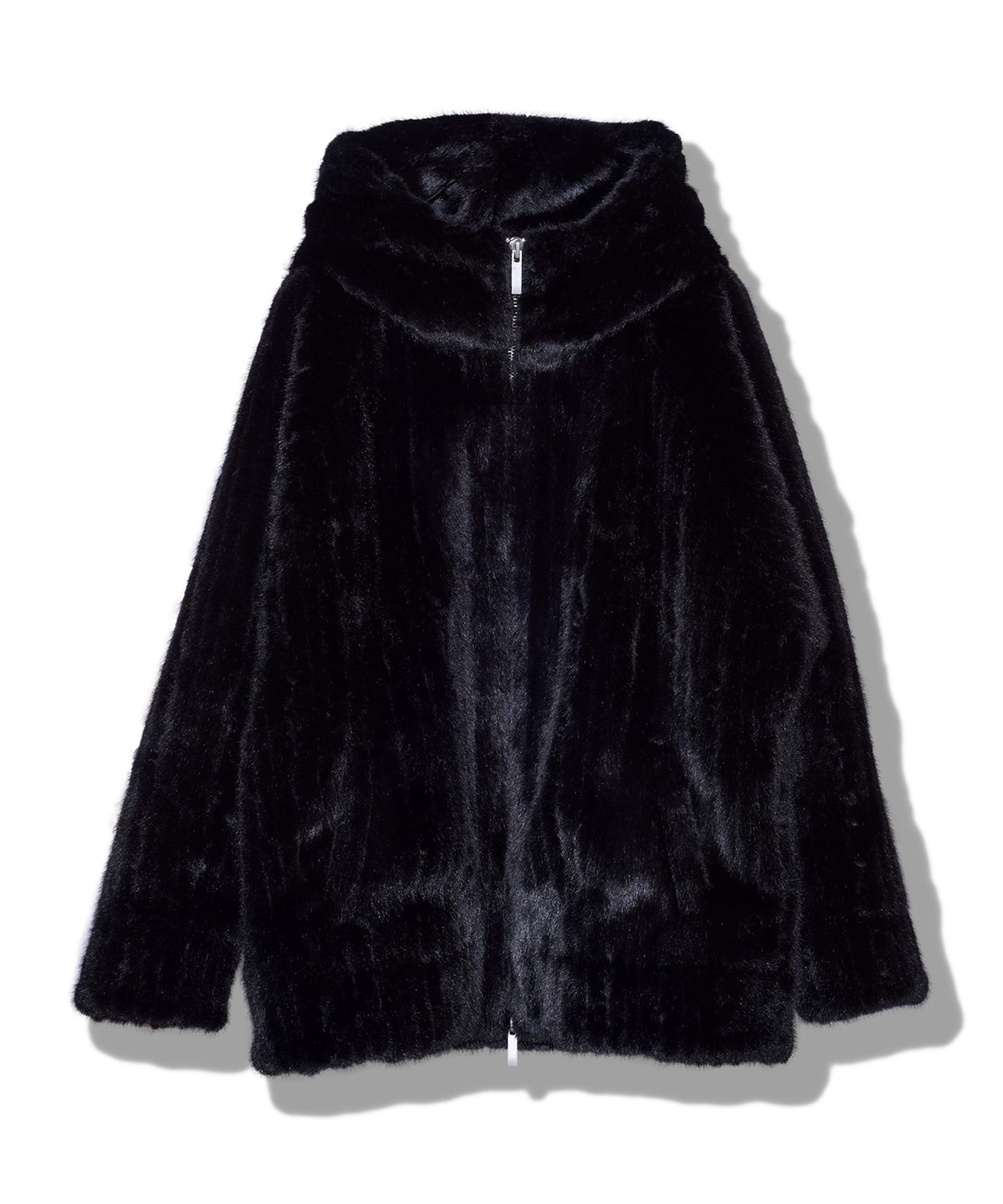 フェイクファーBIGフーデッドBLZ