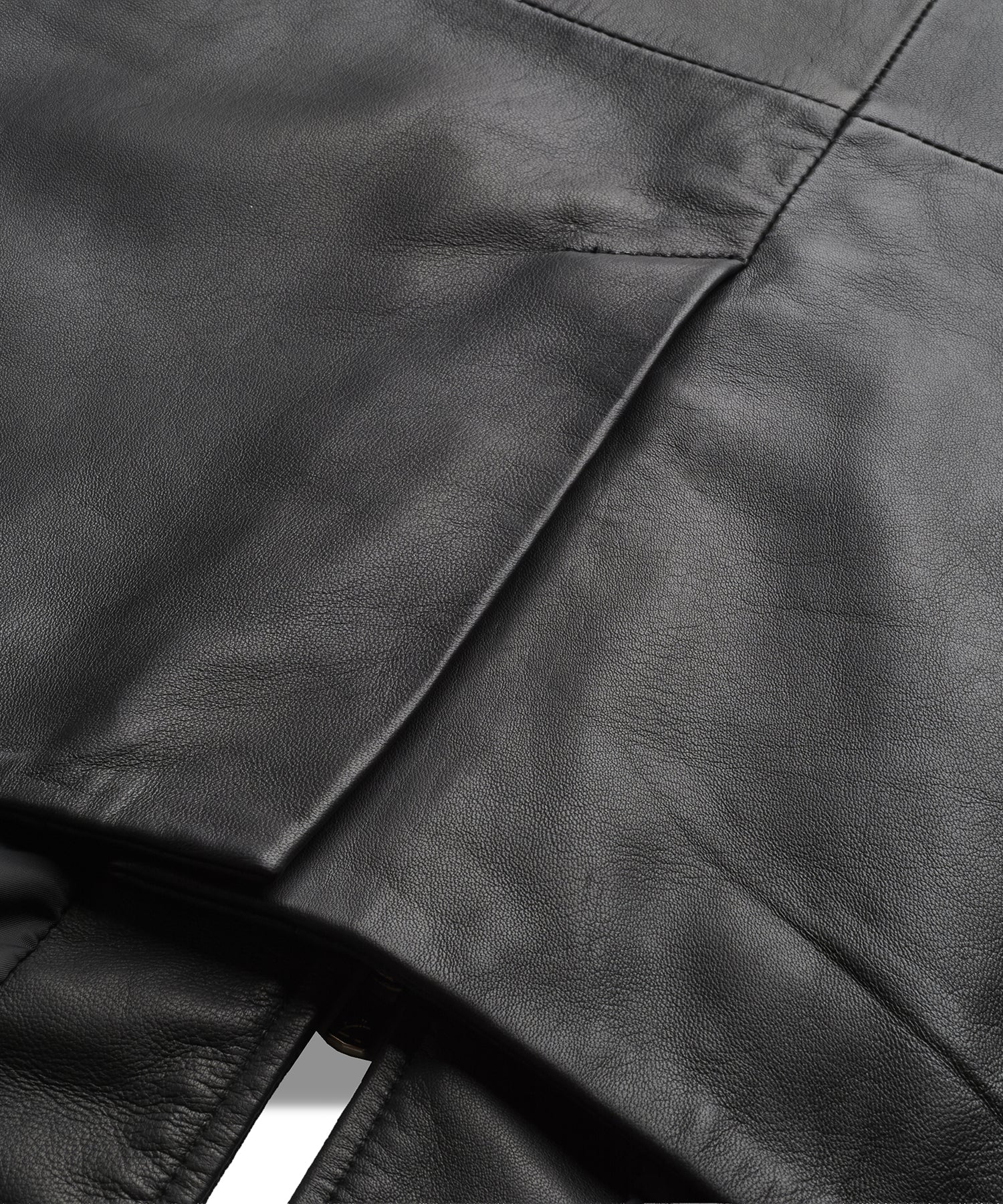 シープレザーフードJKT